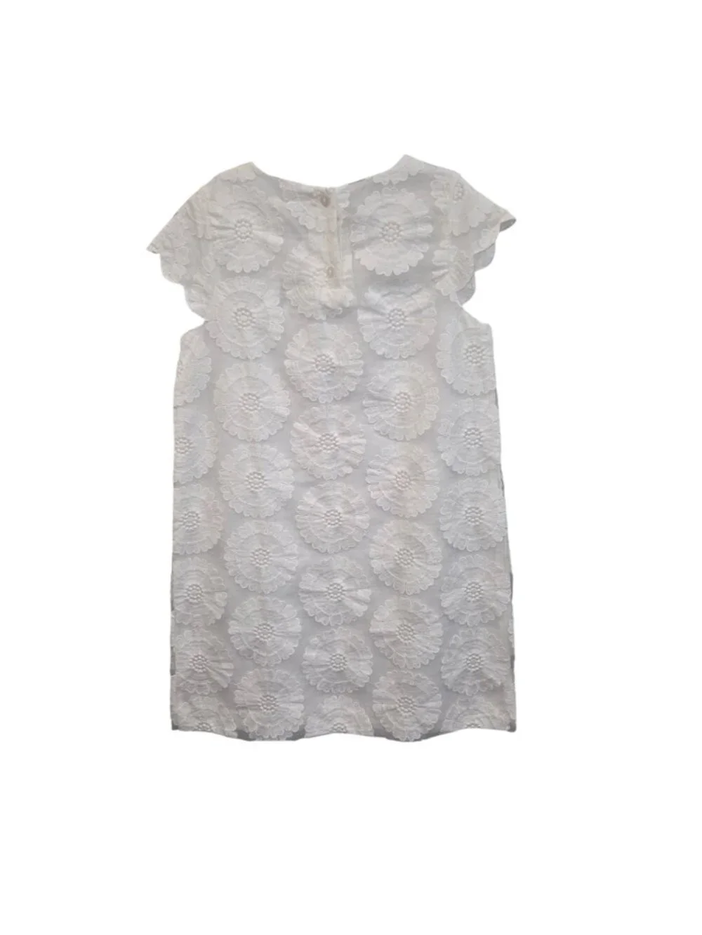Gymboree White Floral Lace Girls Dress M (7-8) New With Tags 4385